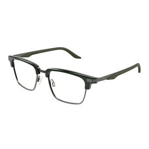 NWT PUMA PU0411O 003 Green Ruthenium Eyeglasses